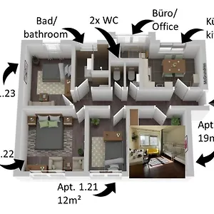 Accommodatie bij particulieren Soulfactory Budget, Neu-Ulm